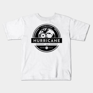 Hurricane Ian Survivor Kids T-Shirt